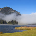 Spitzingsee im Nebel