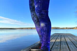 Kapow Velvet Cosmos Meggings